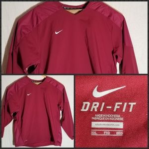 NIKE GOLF MEN'S DRI FIT V-NECK PULL OVER XXL